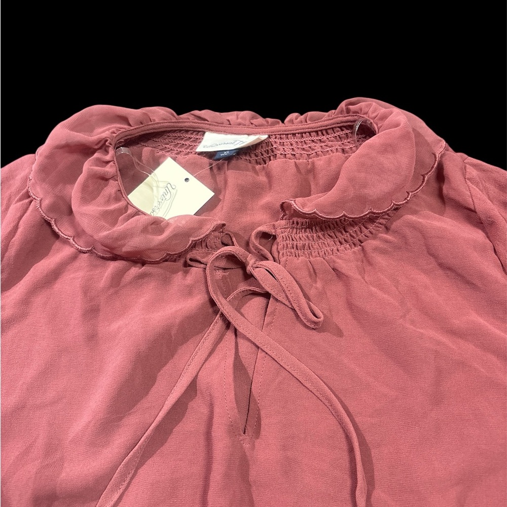 Universal Thread Terracotta Ruffled Blouse - Picture 5 of 8